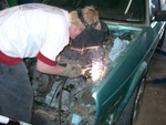 Welding the mounts